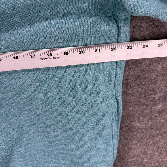 Eddie Bauer Sweater Pullover Women L Large Blue Knit Long Sleeve High Neck - Picture 5 of 7